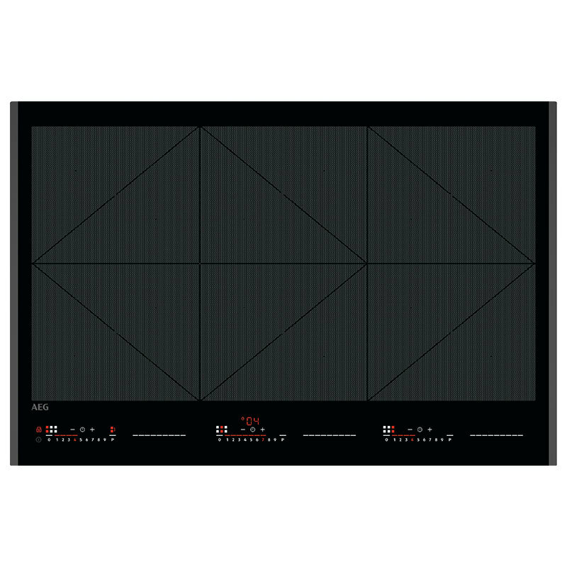 Placa de inducción AEG Serie 6000 TR84IT00FB – 6 zonas Flex, PowerBoost en todas, Reconoce recipientes hasta 35 cm
