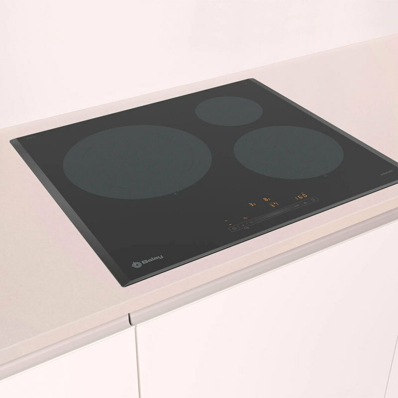 Placa de inducción Balay 3EB965LH – 3 zonas, Zona 28 cm, Home Connect
