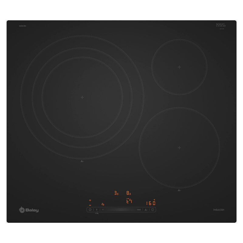 Placa de inducción Balay 3EB967MH – Zona flexible 32 cm, Touch Slider 17 niveles, Home Connect