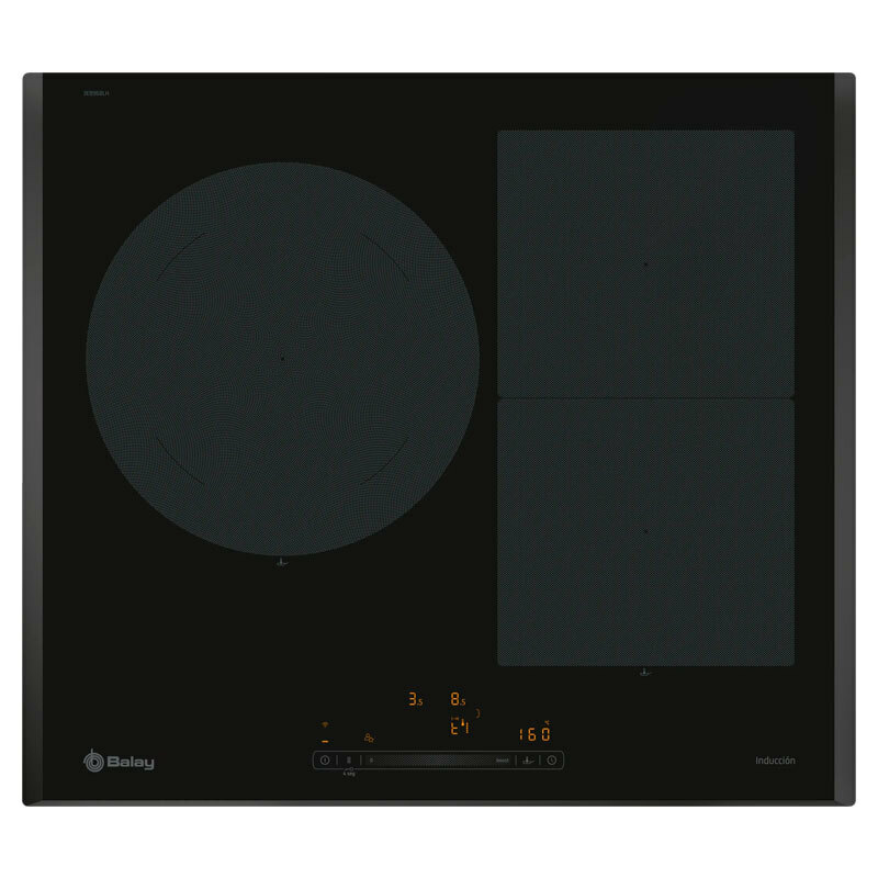 Placa de inducción Balay 3EB968LH – FlexInducción, Zona 28 cm, Control táctil deslizante