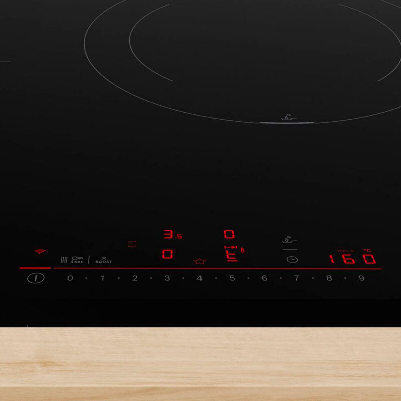 Placa de inducción Bosch PVS831HC1E – 80 cm, CombiInducción (zona flexible), Home Connect