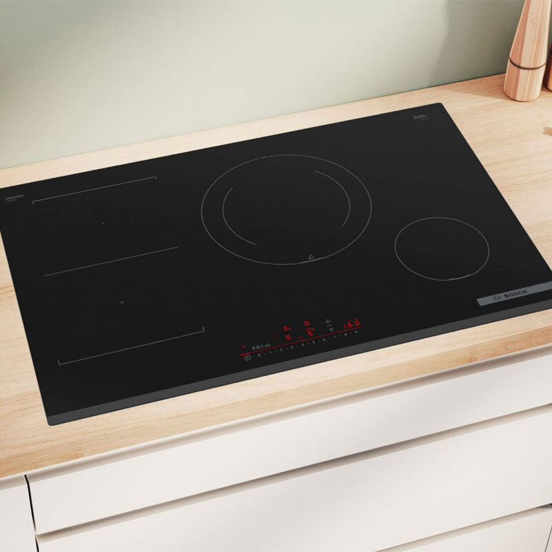 Placa de inducción Bosch PVS831HC1E – 80 cm, CombiInducción (zona flexible), Home Connect