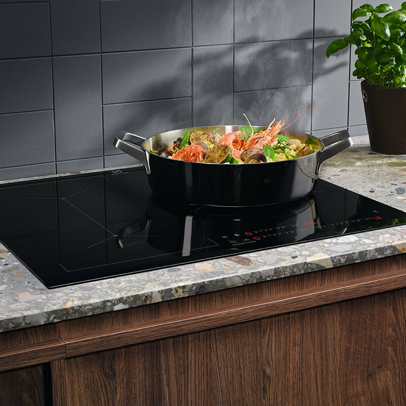 Placa de inducción Electrolux LIS62341 – Flex inducción, 7350 W, Touch Slider