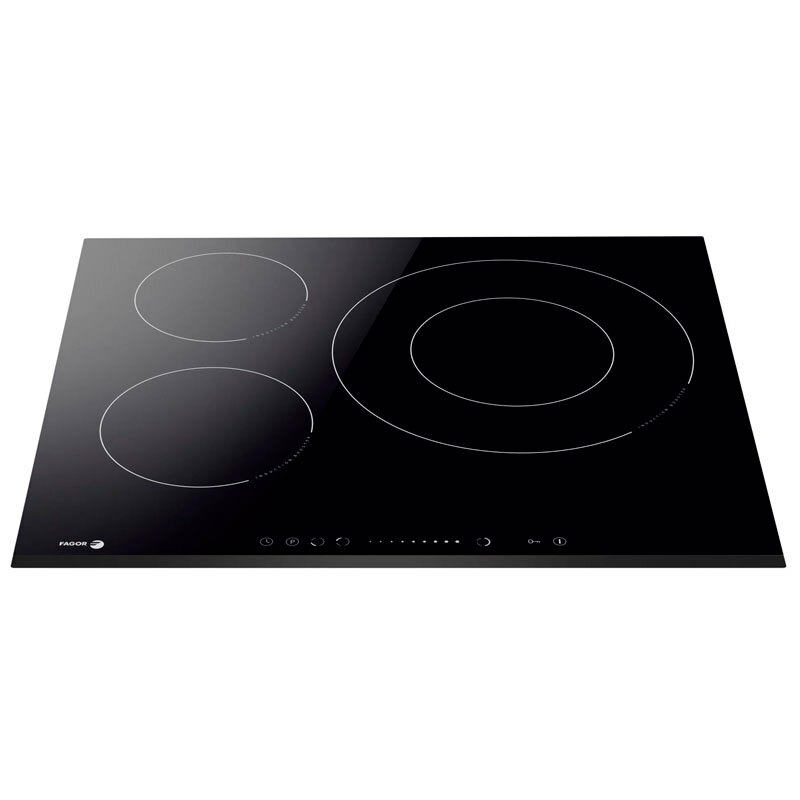 Placa de inducción Fagor 3IF355BS – Zona doble 32 cm, 7.200 W, Táctil deslizante