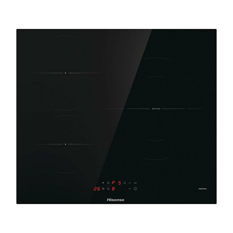 Placa de inducción Hisense HI6311BSCE – Zona flexible 29 cm, Booster 7200 W, Control táctil