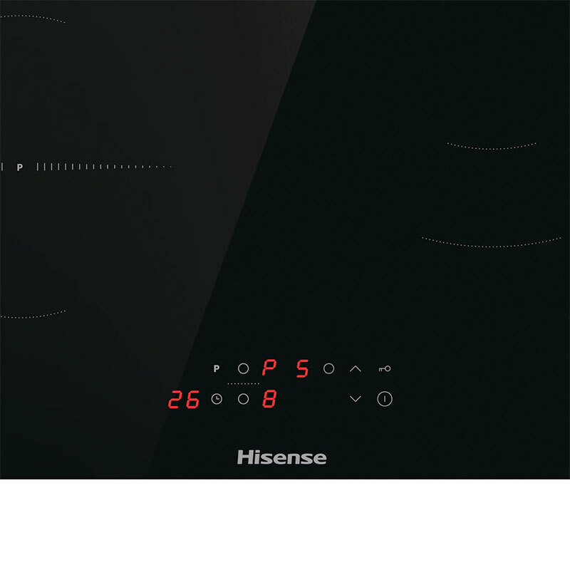 Placa de inducción Hisense HI6311BSCE – Zona flexible 29 cm, Booster 7200 W, Control táctil