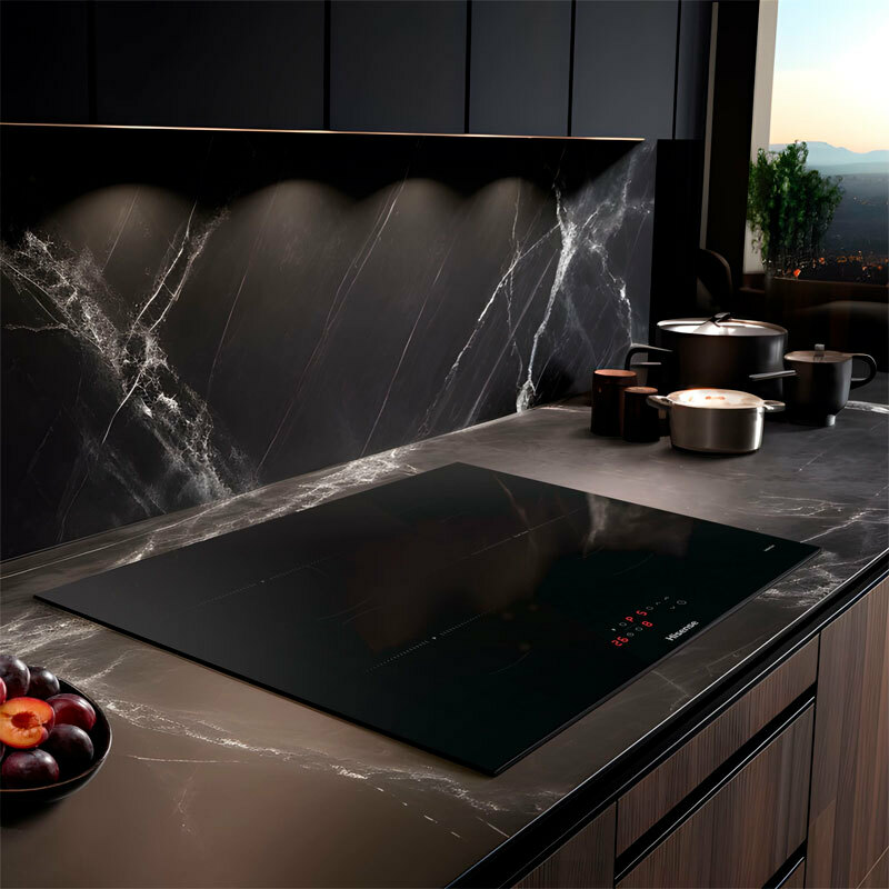 Placa de inducción Hisense HI6321BSCE – 59 cm, 3 zonas (32 cm flexible), 7.100 W PowerBoost