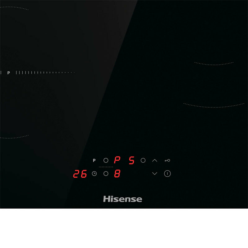 Placa de inducción Hisense HI6321BSCE – 59 cm, 3 zonas (32 cm flexible), 7.100 W PowerBoost