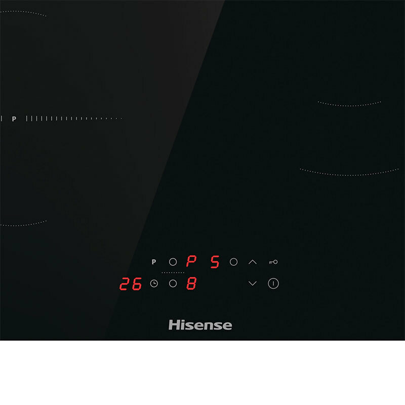 Placa de inducción Hisense HI6321BSOLCE – 3 zonas, zona expandible 32 cm, 7.100 W