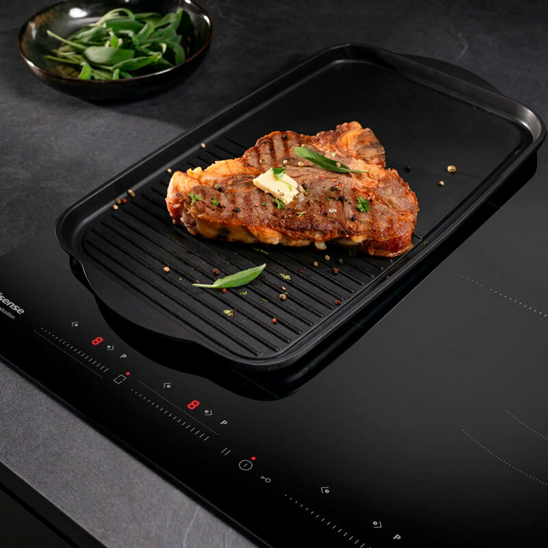 Placa de inducción Hisense HI6352BSCE – Zona Flex, 29 cm, 7400 W