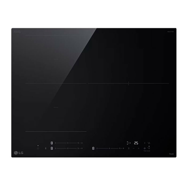 Placa de inducción LG CBIZ2437B – Doble zona Flex, Wi‑Fi ThinQ, Función Boost