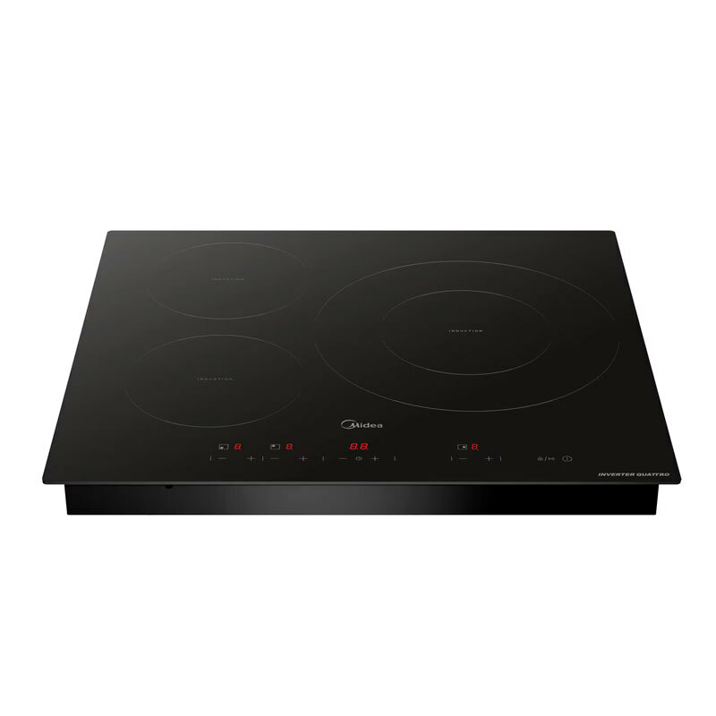 Placa de inducción Midea MIH740T467K0 – 3 zonas, inductor 32 cm, 7,4 kW Booster
