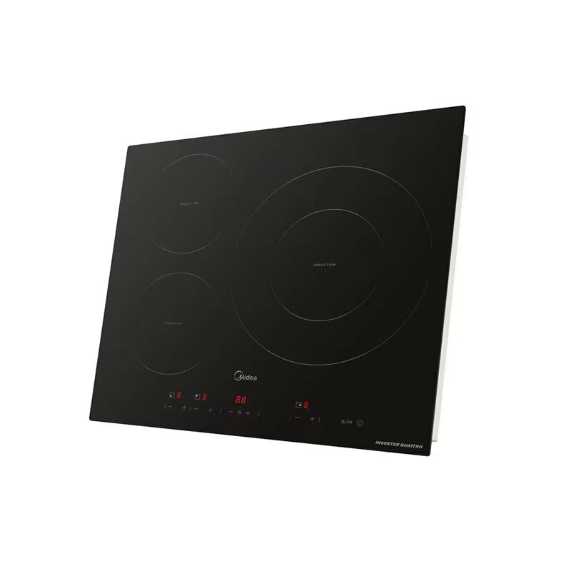 Placa de inducción Midea MIH740T467K0 – 3 zonas, inductor 32 cm, 7,4 kW Booster