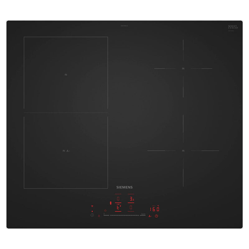 Placa de inducción Siemens ED61AHSC1E – 60 cm, zona flexible, Home Connect