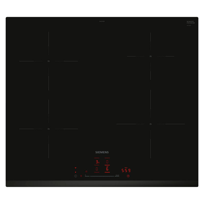 Placa de inducción Siemens EH631HEB1E – 4 zonas, PowerBoost, Home Connect