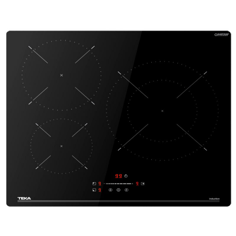 Placa de inducción Teka IBC 63110 SSM BK – 3 zonas (180/290 mm), Control MonoSlider, 7.400 W