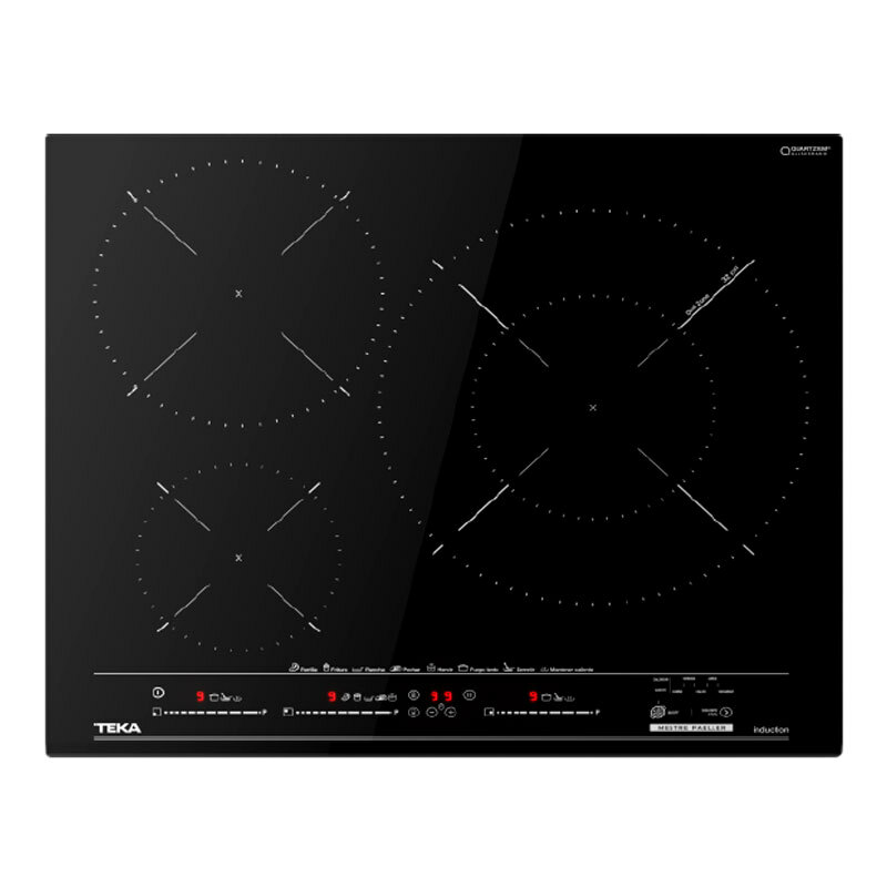Placa de inducción Teka IZC63632MPT – 60 cm, Zona paellera 32 cm, Control táctil MultiSlider