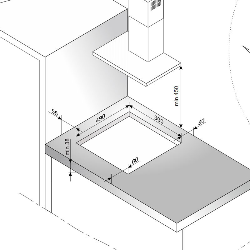 Placa vitrocerámica Fagor 3VFT-30AC – 3 zonas (28 cm), Táctil, Booster 5700 W