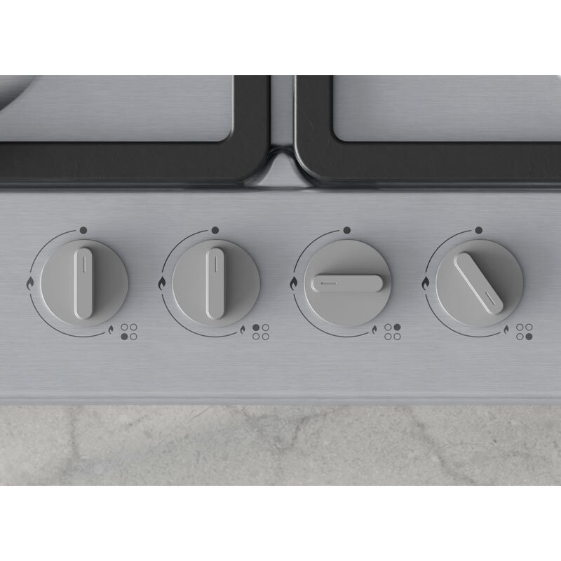 Placa de gas Balay 3ETX565CB – 60 cm Inox, 4 quemadores, GasStop autoencendido