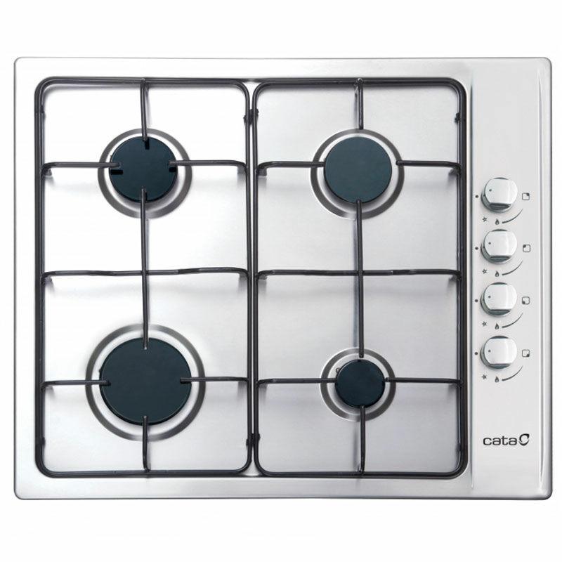Encimera de gas Cata GI 6004 X – 4 quemadores, acero inoxidable, válvula de seguridad
