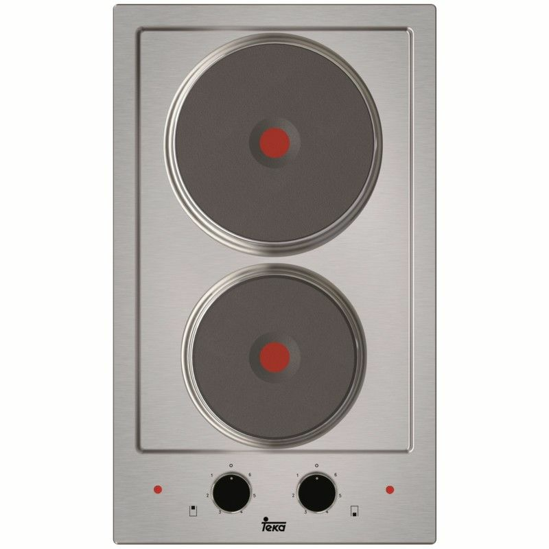 Placa vitrocerámica modular Teka EFX 30.1 2P – Acero inoxidable, 2 zonas 3.500 W, Bloqueo infantil