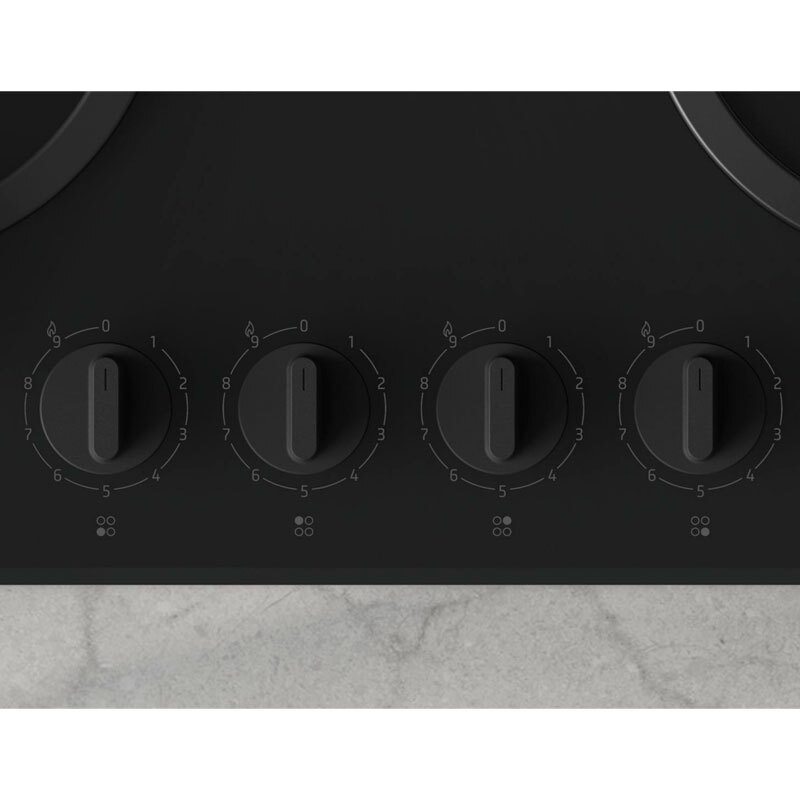 Placa de gas Balay 3ETG664RB – Cristal templado negro, 4 quemadores (zona 30 cm), GasStop