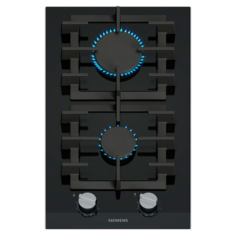 Placa de gas Siemens ER3A6BI40 – stepFlame 9 niveles, 2 quemadores, GasStop