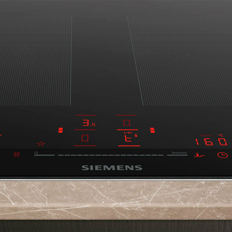Placa de inducción Siemens EX275HXC1E – 90 cm, FlexInducción, touchSlider 17 niveles
