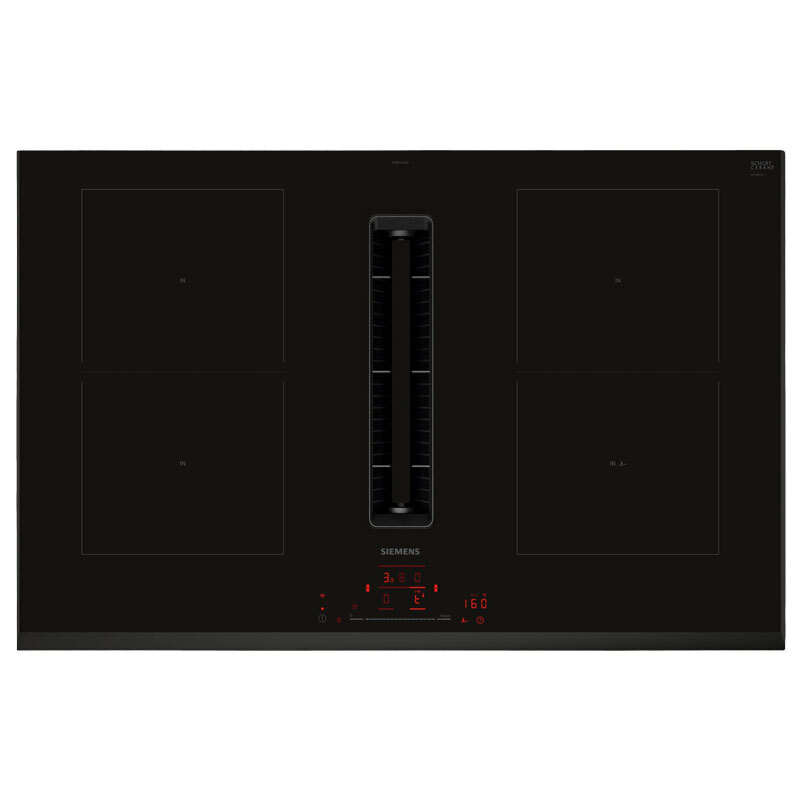 Placa de inducción Siemens ED851HQ26E – Extractor integrado, 4 zonas Flex, Home Connect