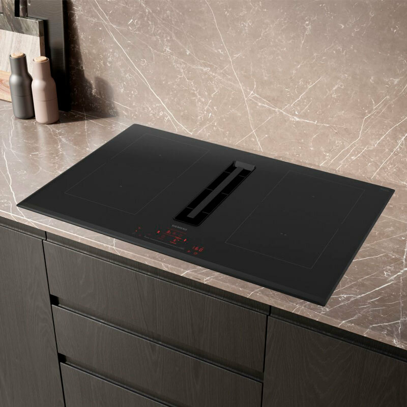 Placa de inducción Siemens ED851HQ26E – Extractor integrado, 4 zonas Flex, Home Connect