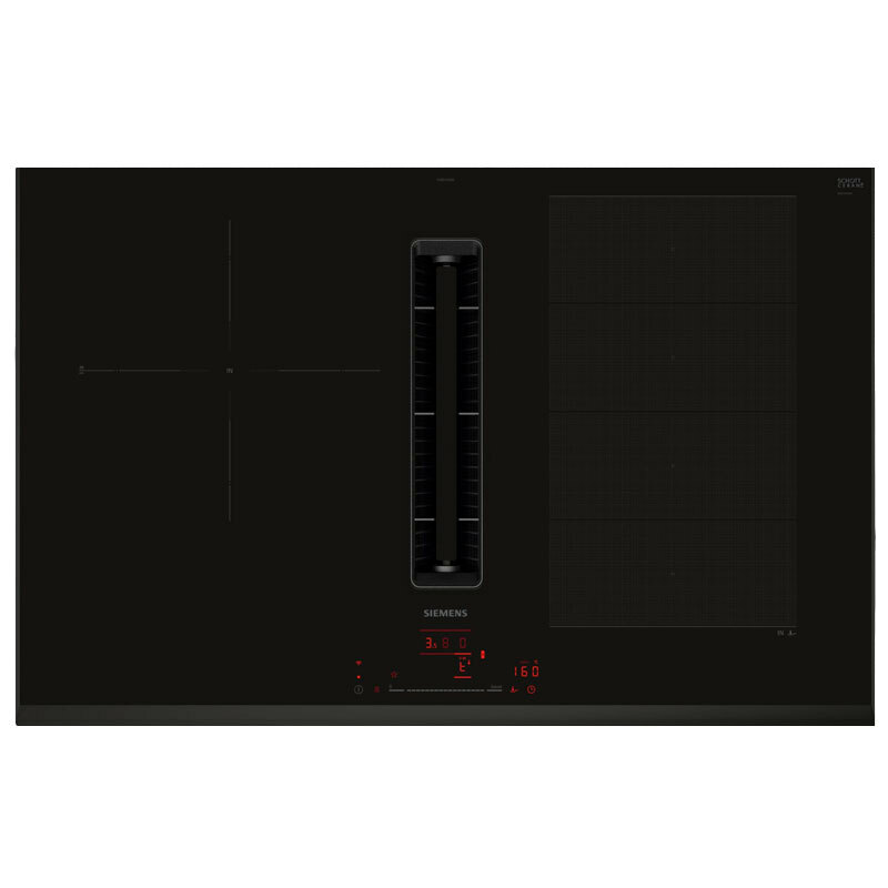 Placa de inducción extractora Siemens EX851HJ26E – Extractor integrado, FlexInducción, Touch Slider