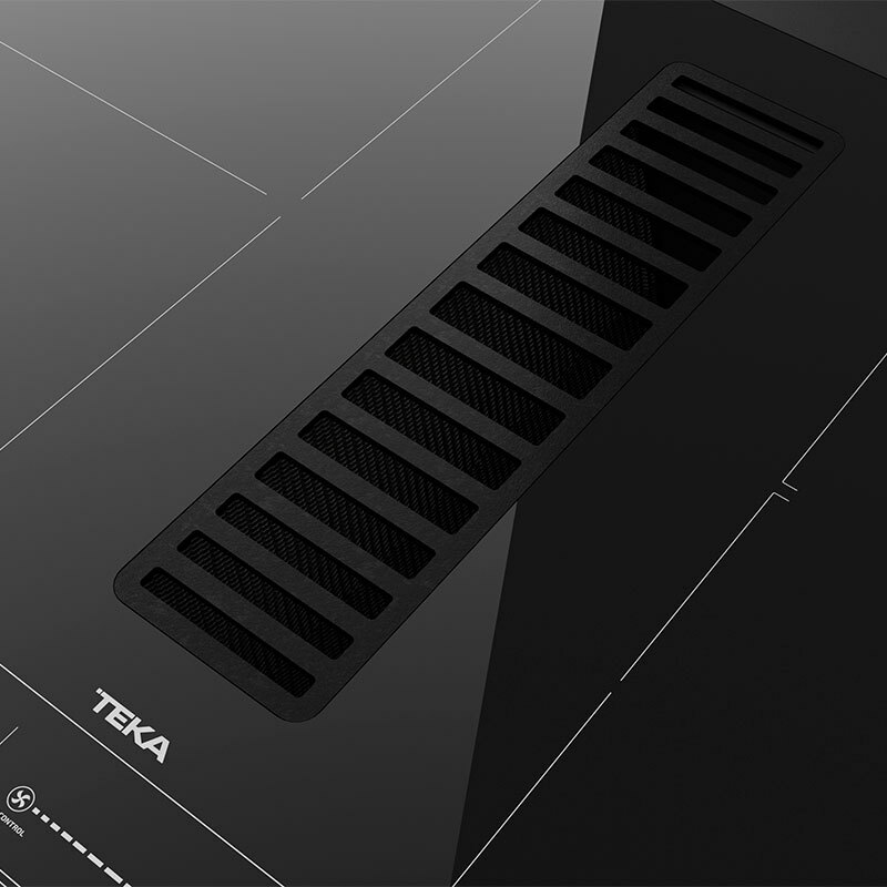 Placa de inducción Teka AFF87601MST – 6 zonas Flex, Campana integrada, Control Multislider