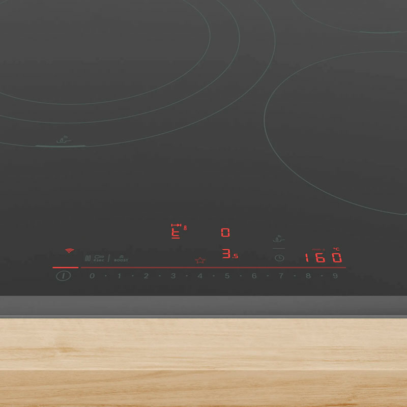 Placa de inducción Bosch PID631HC1E – Zona triple 32 cm, 7.400 W, Home Connect