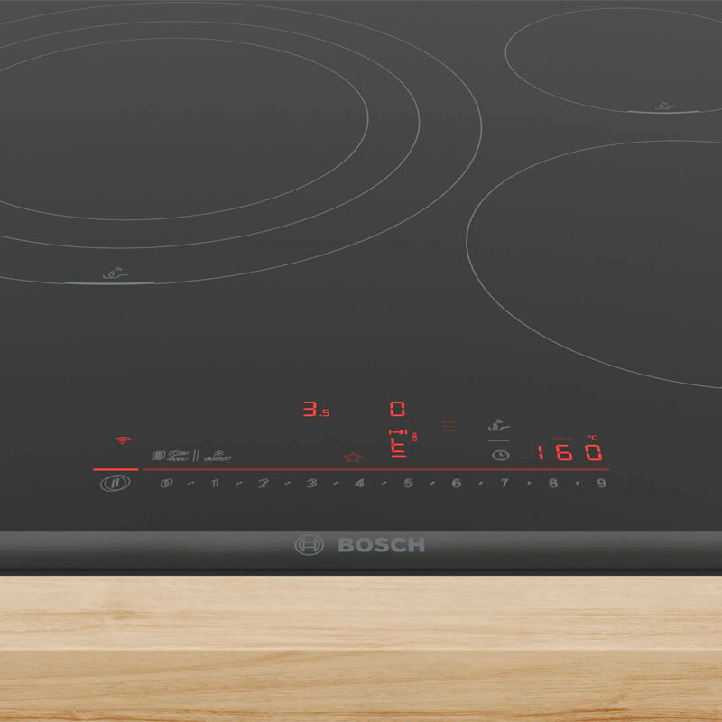 Placa de inducción Bosch PID775HC1E – Zona flexible 32 cm, 7400 W, Home Connect