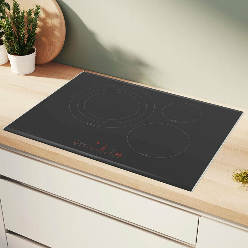 Placa de inducción Bosch PID775HC1E – Zona flexible 32 cm, 7400 W, Home Connect