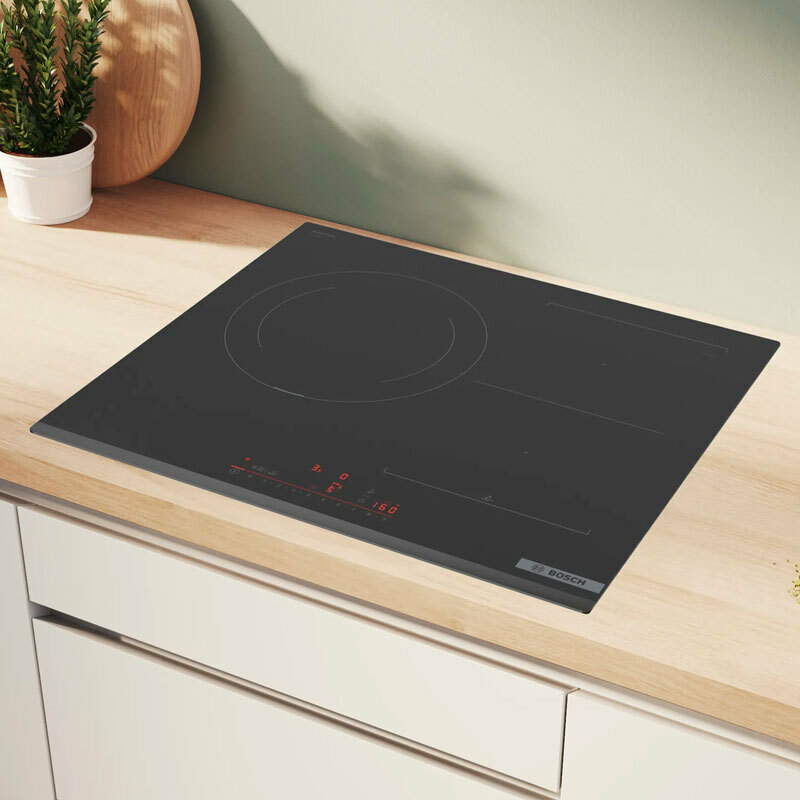Placa de inducción Bosch PVJ631HC1E – CombiInducción, 3 zonas 28 cm, 7,4 kW