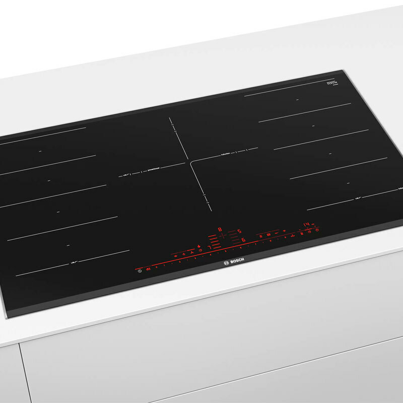 Placa de inducción Bosch PXV975DV1E – 90 cm, 5 zonas FlexInducción, Home Connect