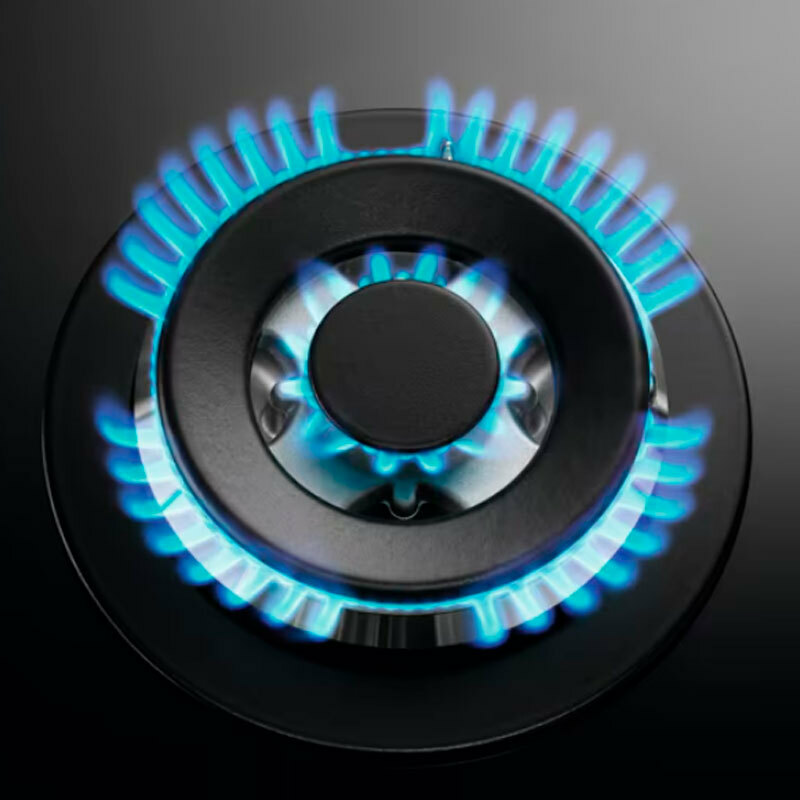 Placa de gas AEG HKB75820NB – 75 cm, 5 quemadores, Wok de alta potencia