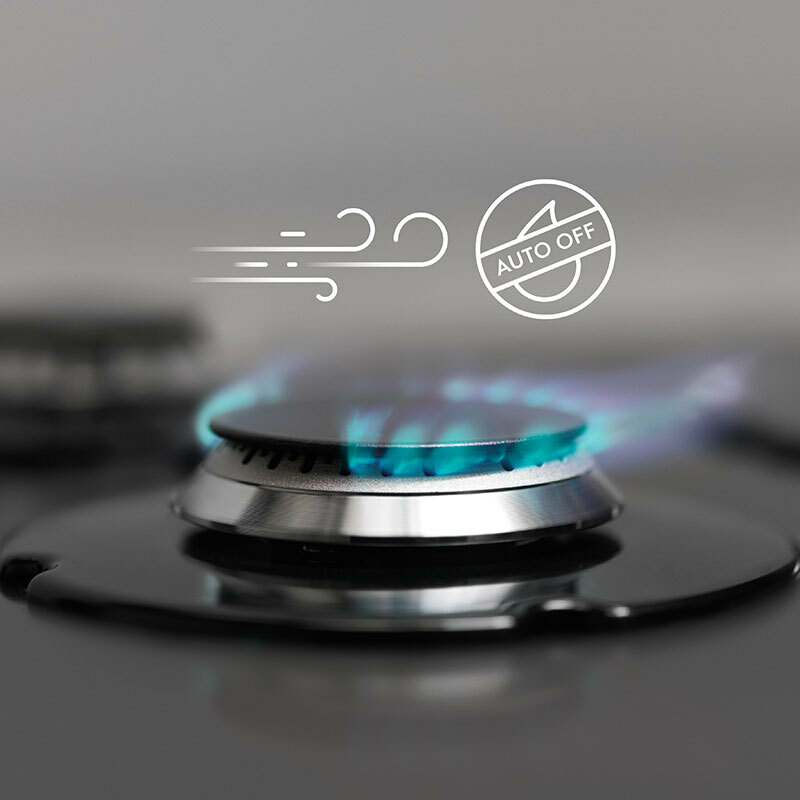 Placa de gas Electrolux KGS6404SX – Inox antihuellas, 4 quemadores, Empotrable 60 cm