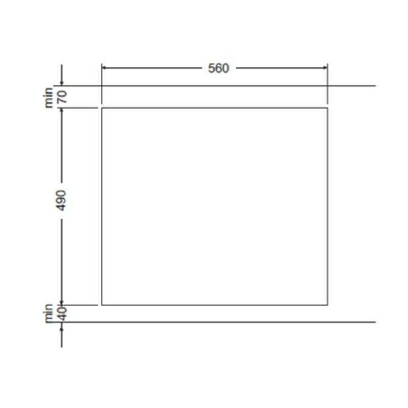 Placa de gas Fagor 3CFI-3GLSPA – Cristal negro, 3 quemadores (WOK), Parrillas hierro fundido