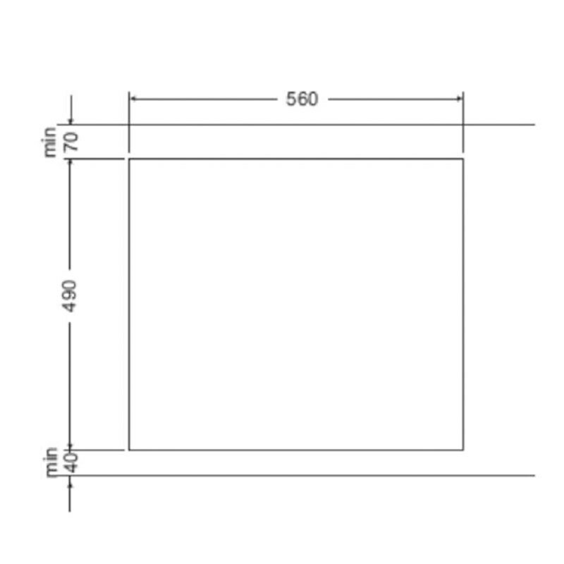 Placa de gas Fagor 3CFI-4GLSPA – Cristal negro, 4 quemadores WOK 3,5 kW, Termopar seguridad