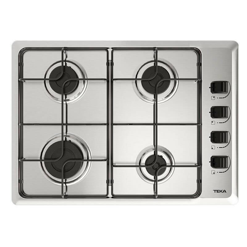 Encimera de gas Teka HLX 540 KL – 4 quemadores, inox, seguridad termopar