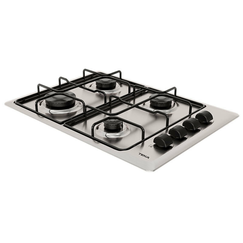 Encimera de gas Teka HLX 540 KL – 4 quemadores, inox, seguridad termopar