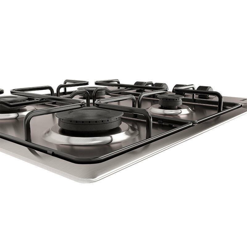 Placa de gas Teka HLX 640 KLA IX – 4 fuegos, Inox 58 cm, Seguridad termopar