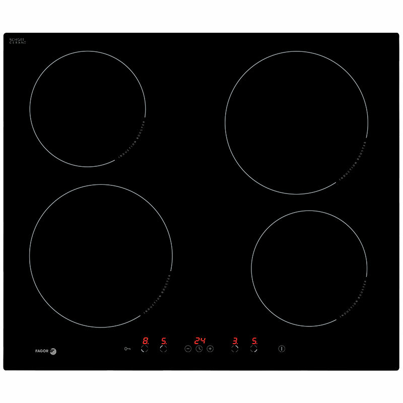 Placa de inducción Fagor 3IF-40AC – 4 zonas, 7,4 kW, zona flexible