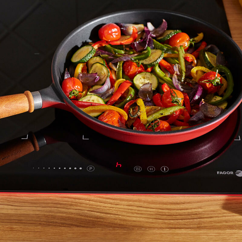 Placa de inducción empotrable Fagor 3IF-ZONE40BL – 4 zonas (2 flexi), Boost en todas las zonas, Control Touch Slider