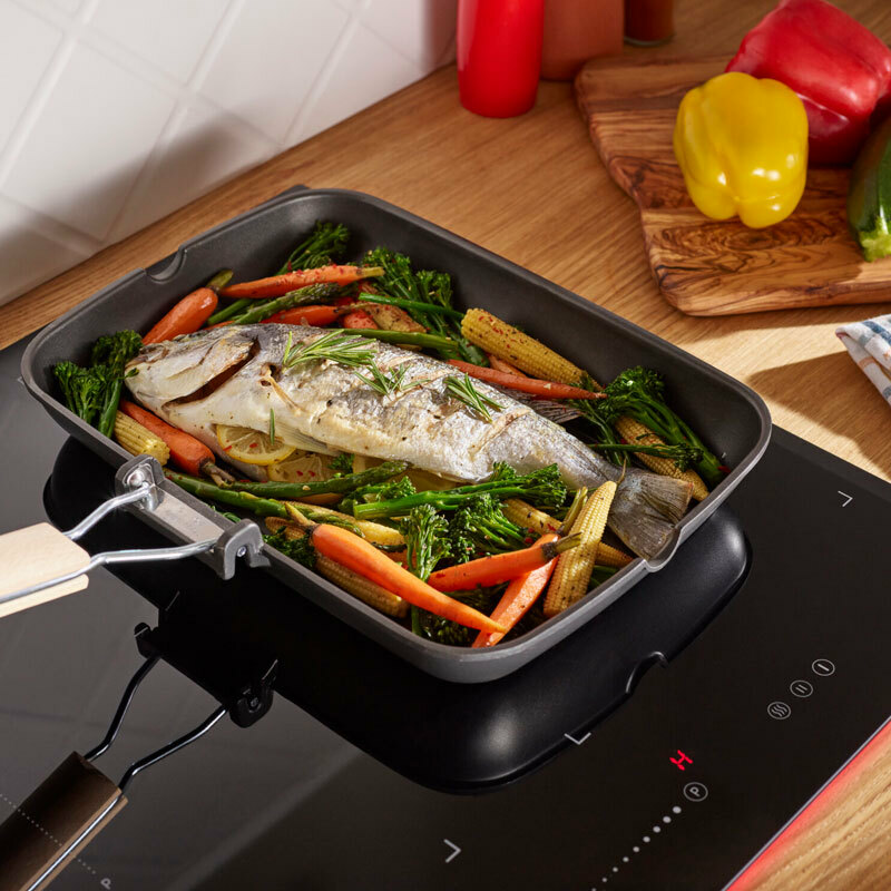 Placa de inducción empotrable Fagor 3IF-ZONE40BL – 4 zonas (2 flexi), Boost en todas las zonas, Control Touch Slider