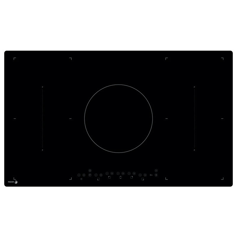 Placa de inducción Fagor 3IF-ZONE95AC – 5 zonas FlexiZone, PowerBooster 11.100 W, Touch Slider frontal