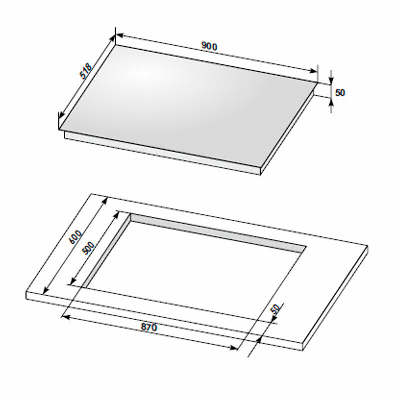 Placa de inducción Fagor 3IF-ZONE96C4S – 90 cm, 6 zonas (3 flexi), 11,1 kW