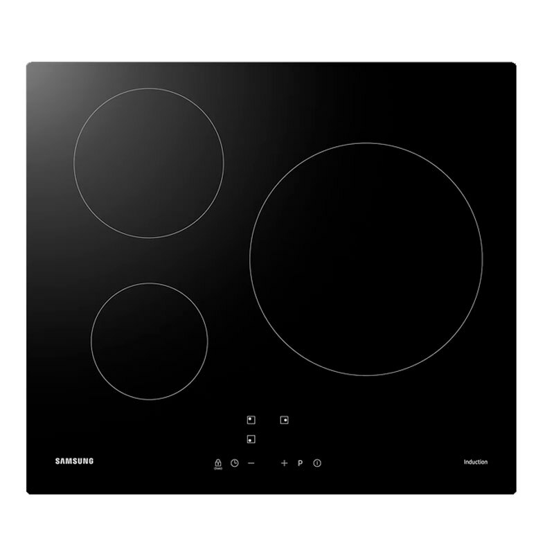 Placa de inducción Samsung NZ63M3NM1BB – 3 zonas, Función Booster, 7,2 kW